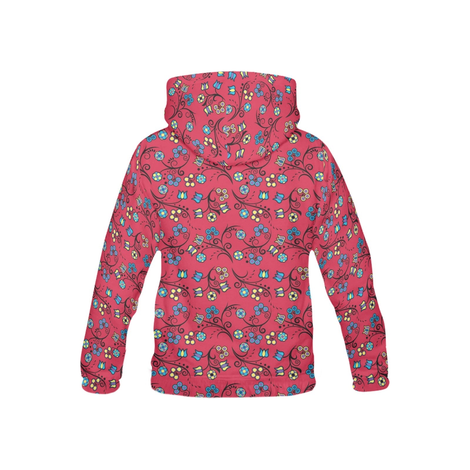 Blue Trio Cardinal All Over Print Hoodie for Kid (USA Size) (Model H13) All Over Print Hoodie for Kid (H13) e-joyer
