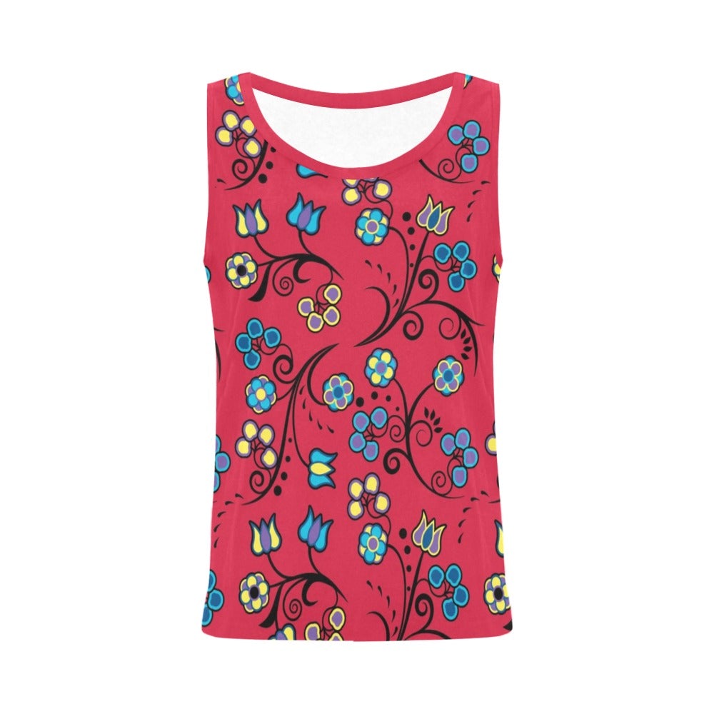Blue Trio Cardinal All Over Print Tank Top for Women (Model T43) All Over Print Tank Top for Women (T43) e-joyer