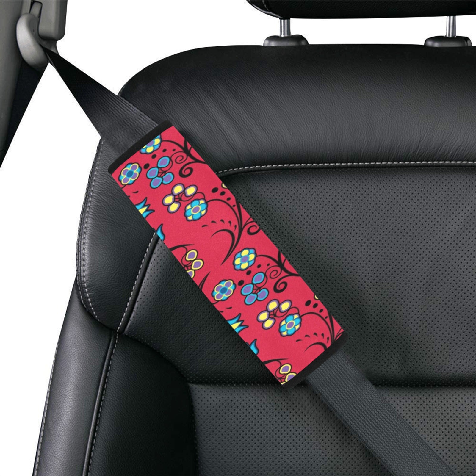 Blue Trio Cardinal Car Seat Belt Cover 7''x12.6'' (Pack of 2) Car Seat Belt Cover 7x12.6 (Pack of 2) e-joyer