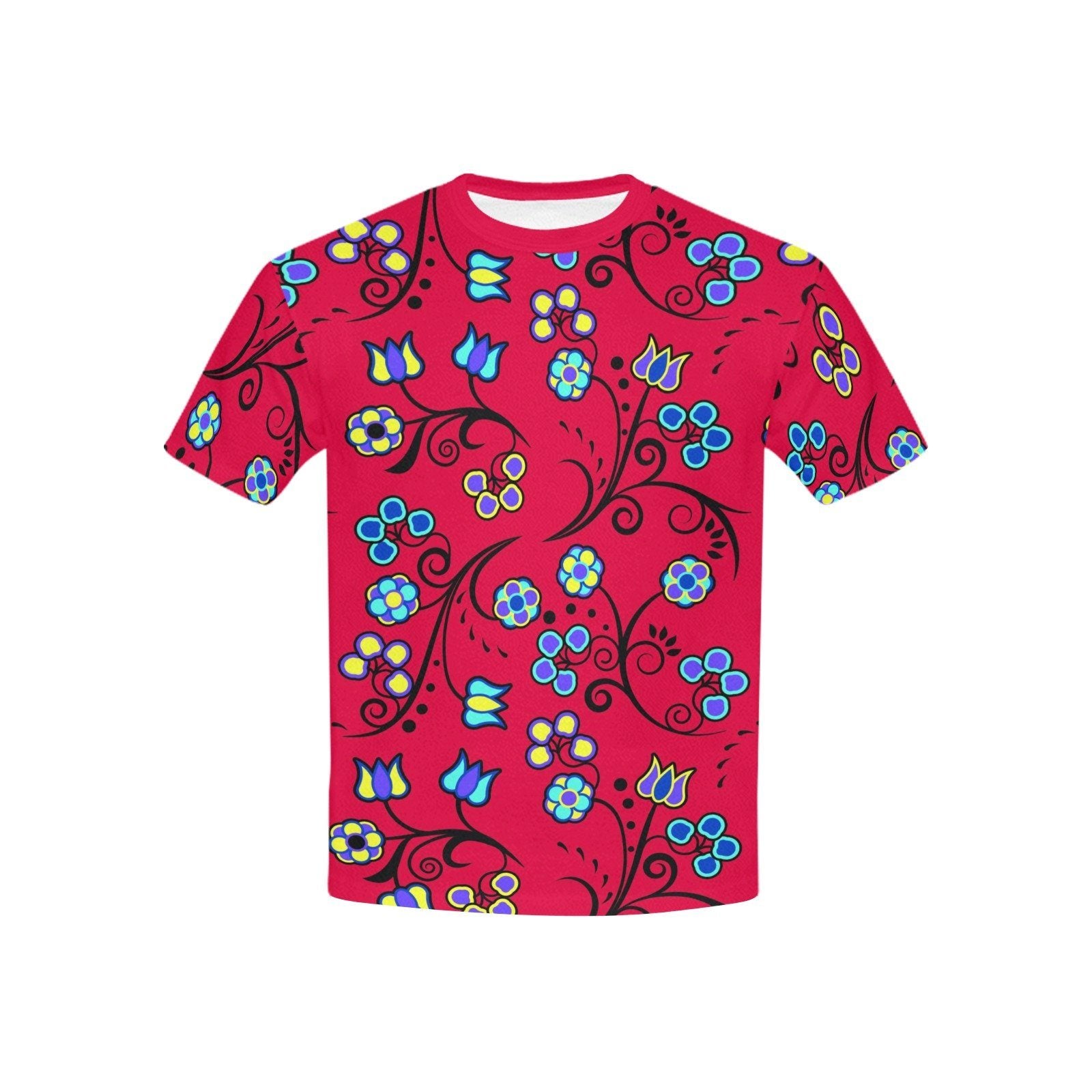 Blue Trio Cardinal Kids' All Over Print T-shirt (USA Size) (Model T40) tshirt e-joyer