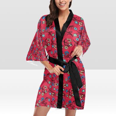 Blue Trio Cardinal Kimono Robe Artsadd