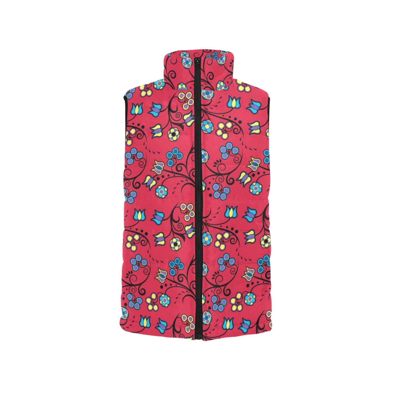 Blue Trio Cardinal Men's Padded Vest Jacket (Model H44) Men's Padded Vest Jacket (H44) e-joyer