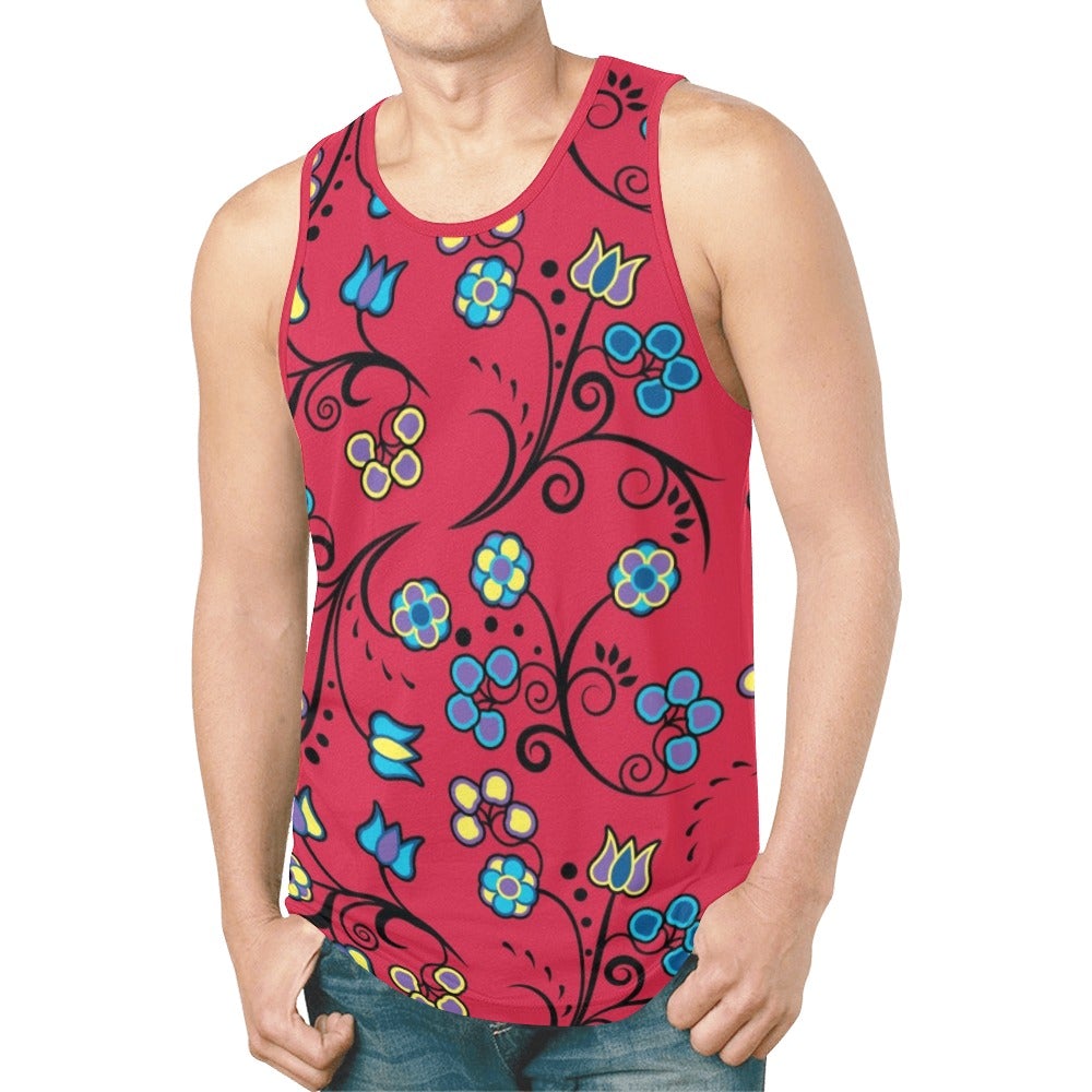 Blue Trio Cardinal New All Over Print Tank Top for Men (Model T46) New All Over Print Tank Top for Men (T46) e-joyer