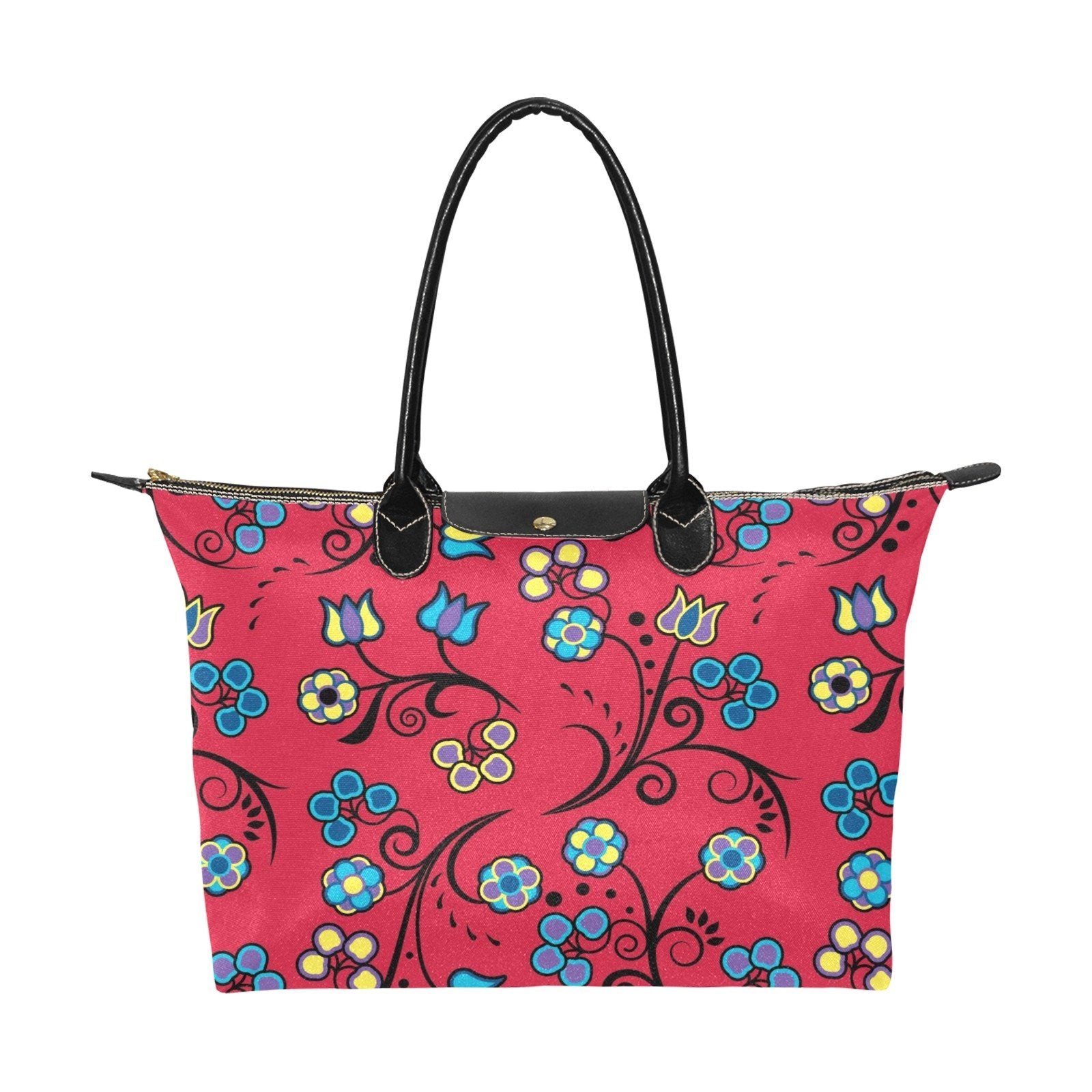 Blue Trio Cardinal Single-Shoulder Lady Handbag (Model 1714) bag e-joyer