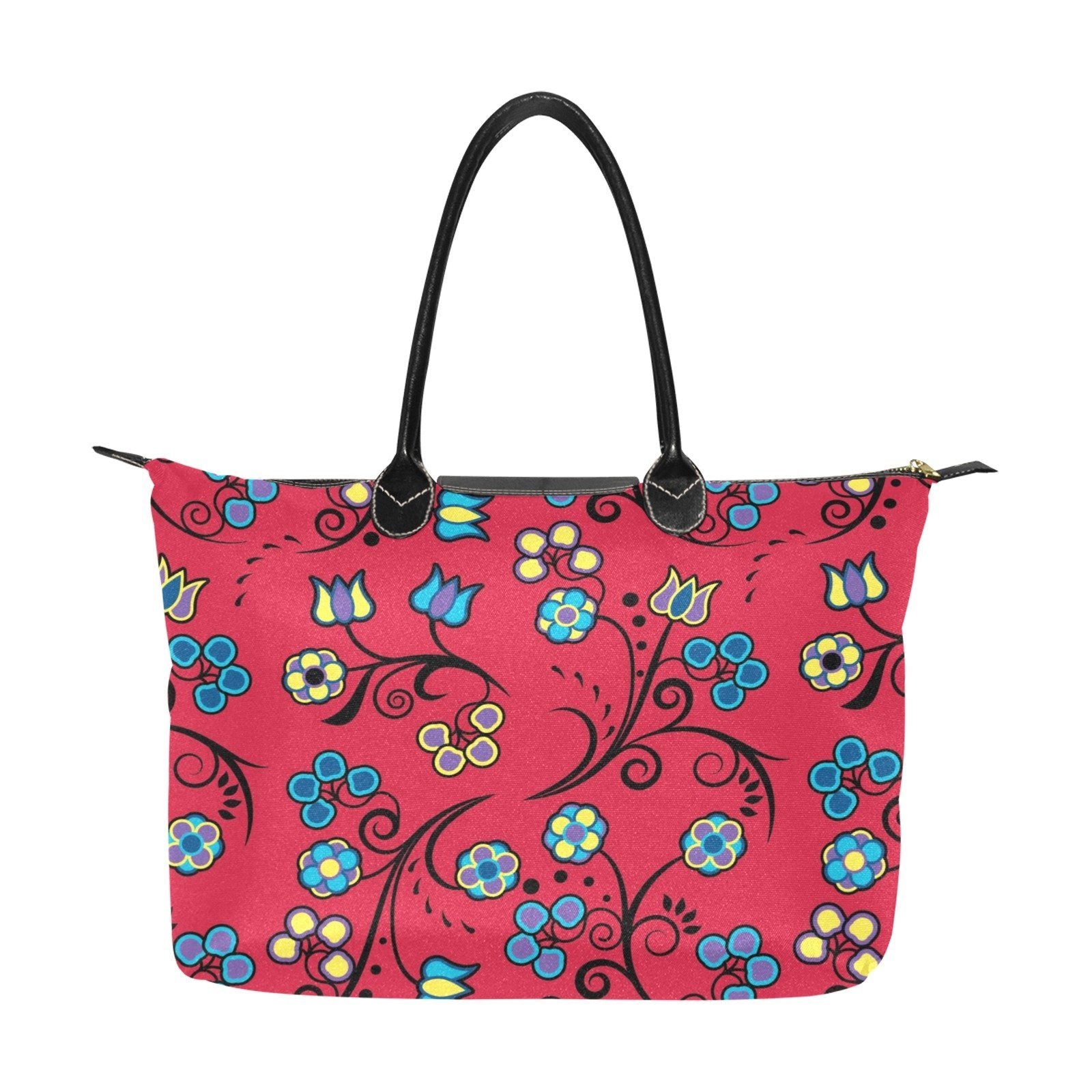 Blue Trio Cardinal Single-Shoulder Lady Handbag (Model 1714) bag e-joyer