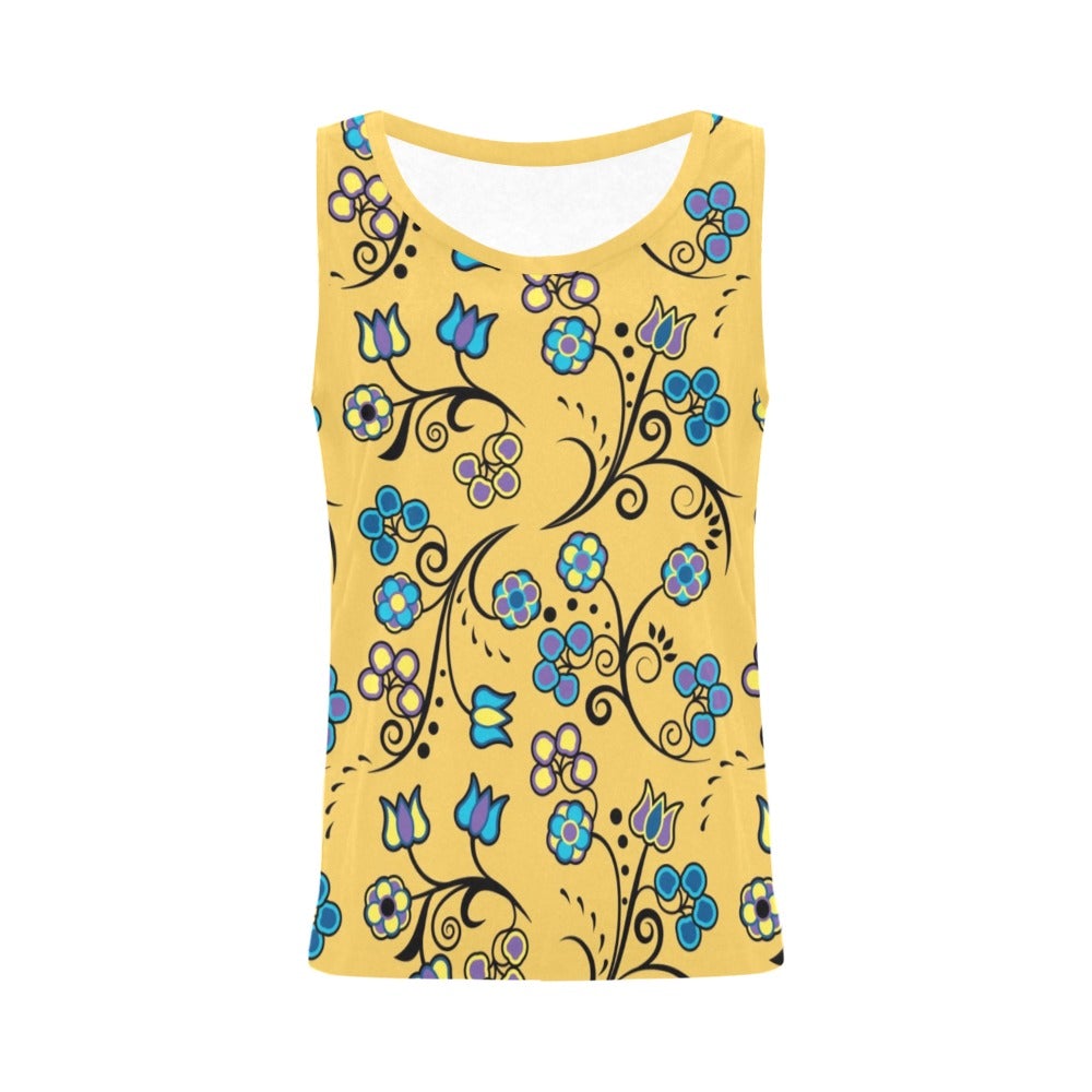 Blue Trio Tuscan All Over Print Tank Top for Women (Model T43) All Over Print Tank Top for Women (T43) e-joyer