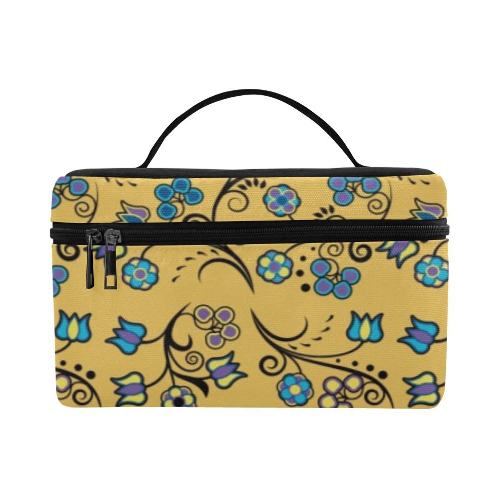 Blue Trio Tuscan Cosmetic Bag/Large (Model 1658) bag e-joyer