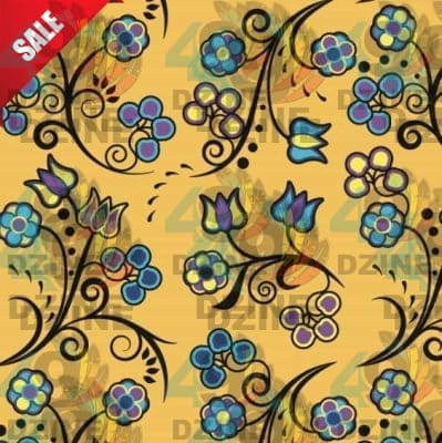 Blue Trio Tuscan Cotton Poplin Fabric By the Yard Fabric NBprintex