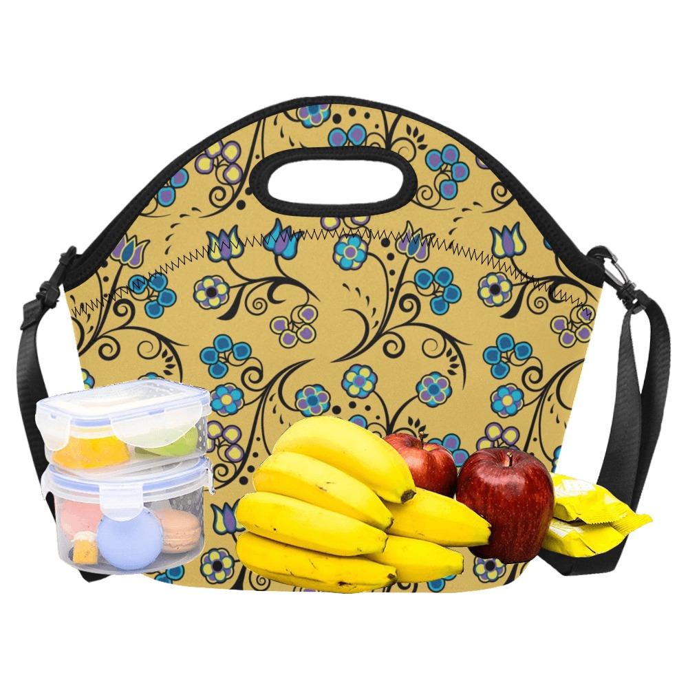 Blue Trio Tuscan Neoprene Lunch Bag/Large (Model 1669) bag e-joyer