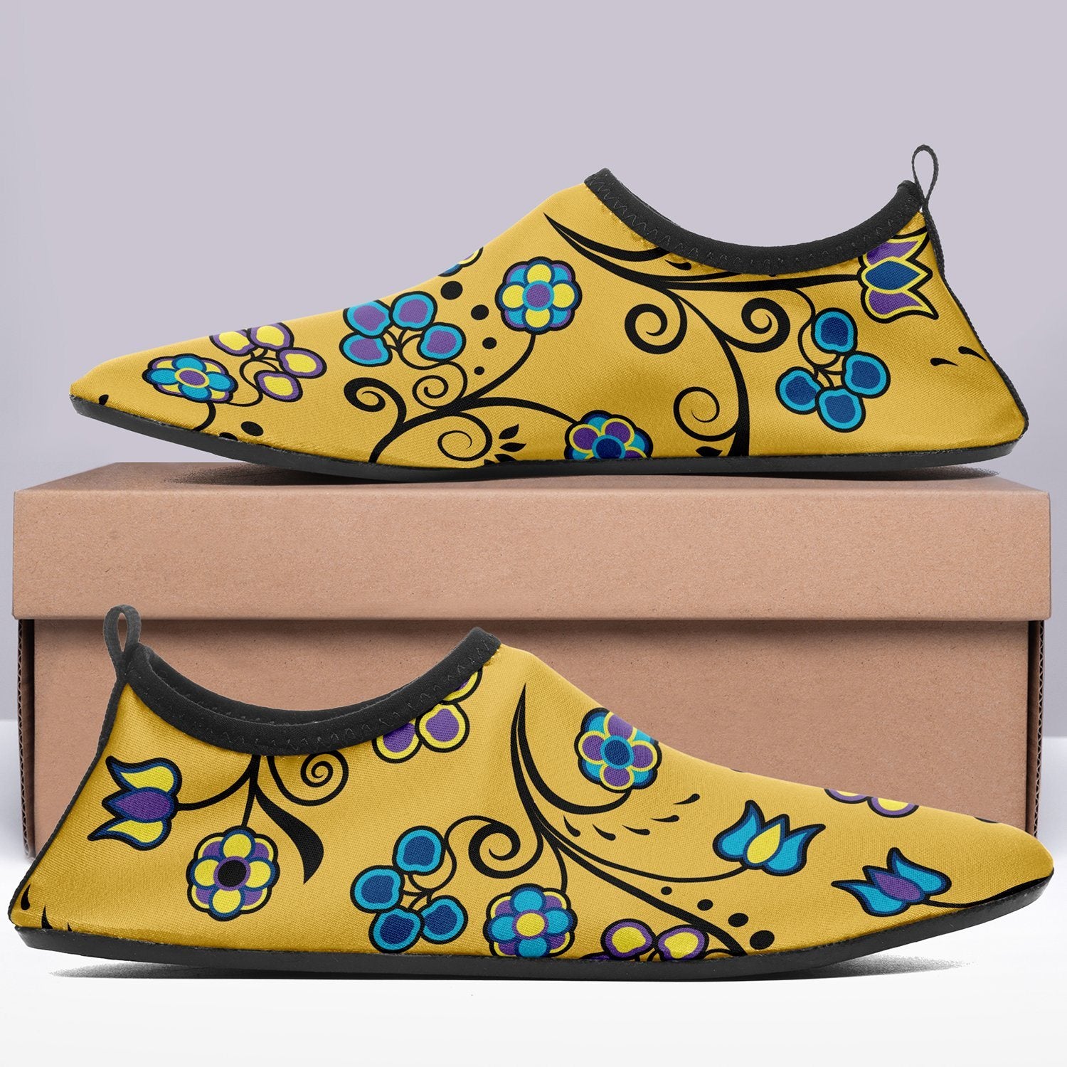 Blue Trio Tuscan Sockamoccs Slip On Shoes Herman