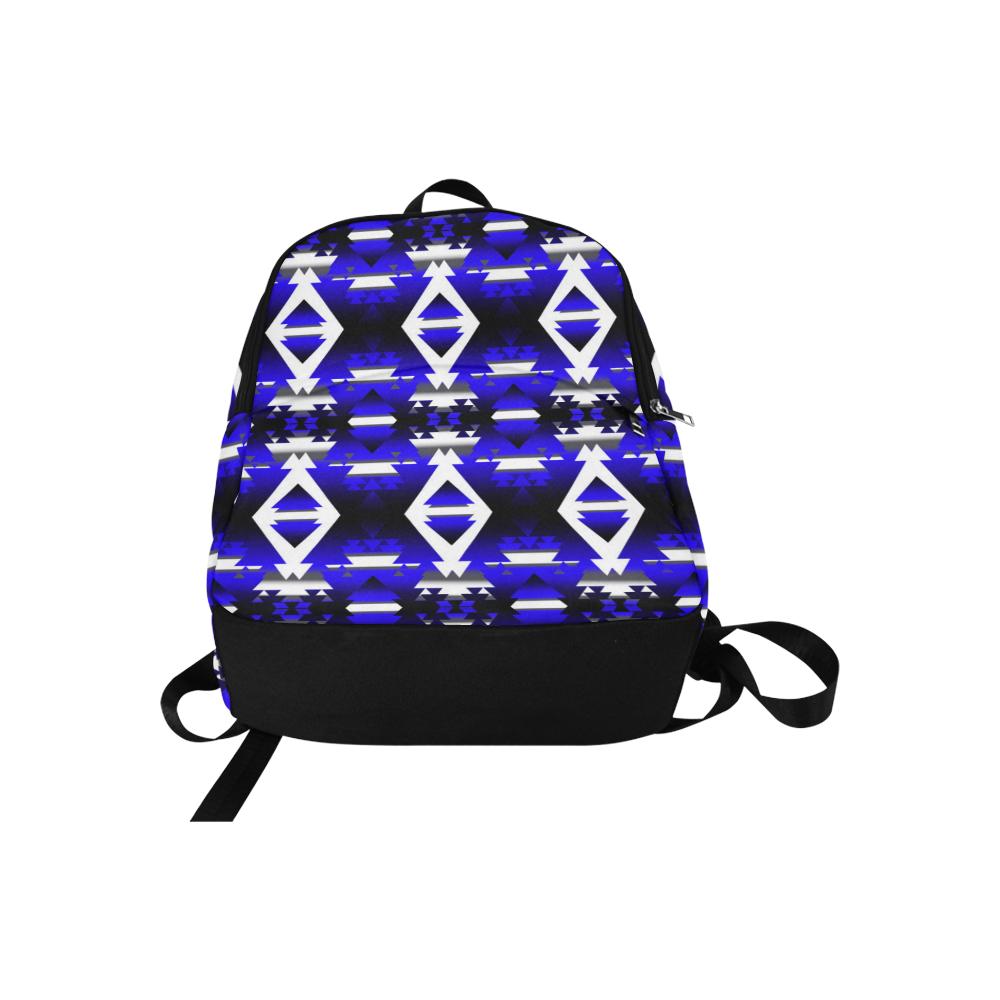 Blue Winter Camp Fabric Backpack for Adult (Model 1659) Casual Backpack for Adult (1659) e-joyer