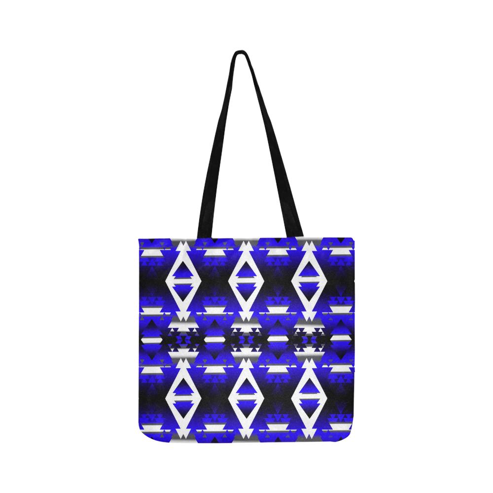 Blue Winter Camp Reusable Shopping Bag Model 1660 (Two sides) Shopping Tote Bag (1660) e-joyer