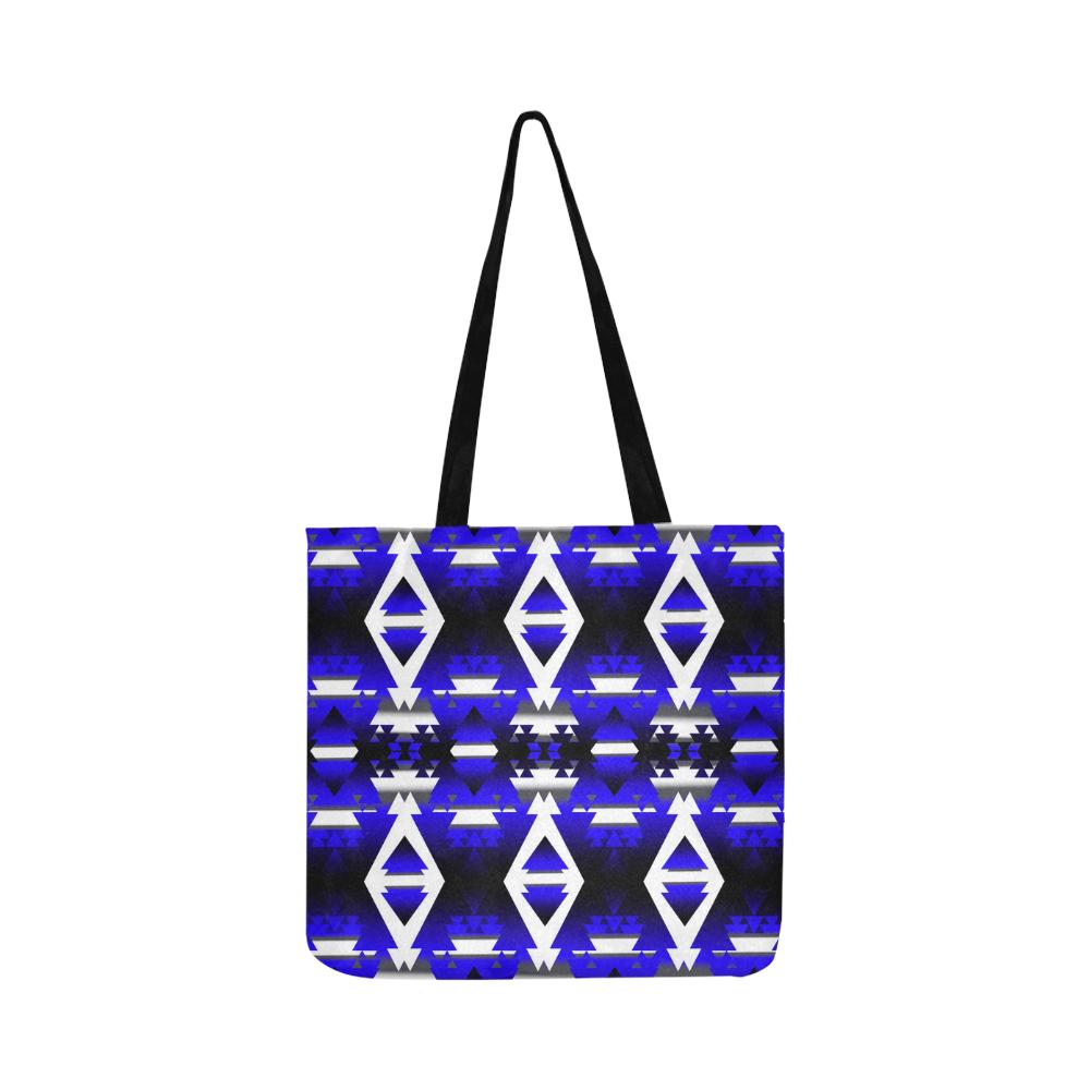 Blue Winter Camp Reusable Shopping Bag Model 1660 (Two sides) Shopping Tote Bag (1660) e-joyer