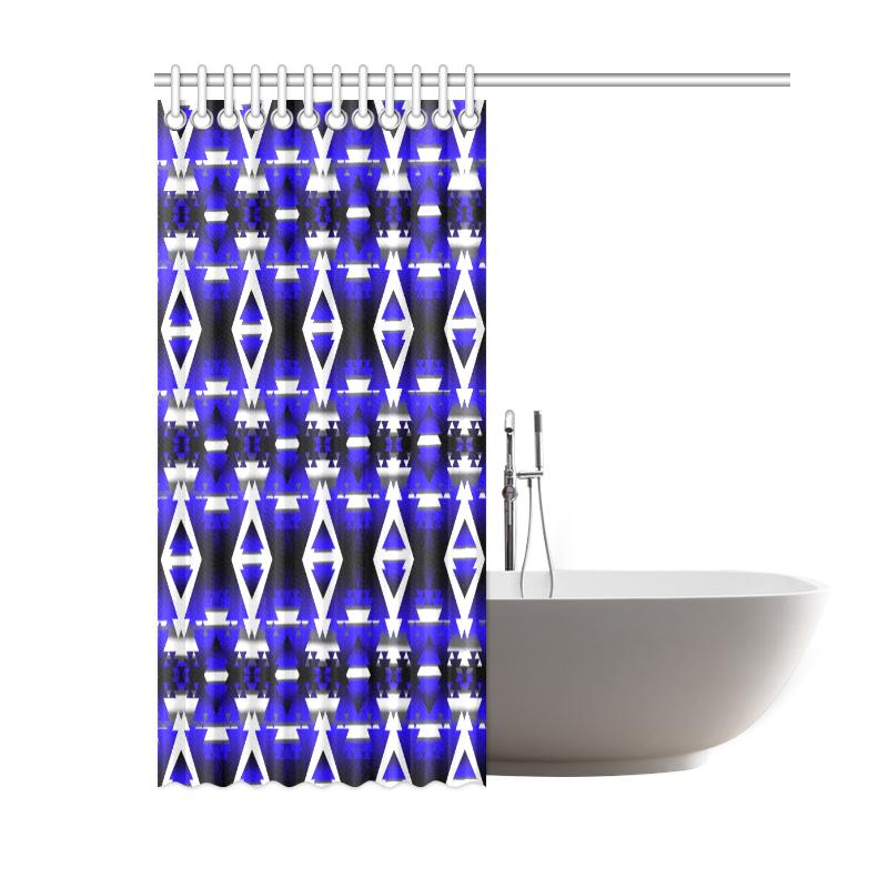 Blue Winter Camp Shower Curtain 60"x72" Shower Curtain 60"x72" e-joyer