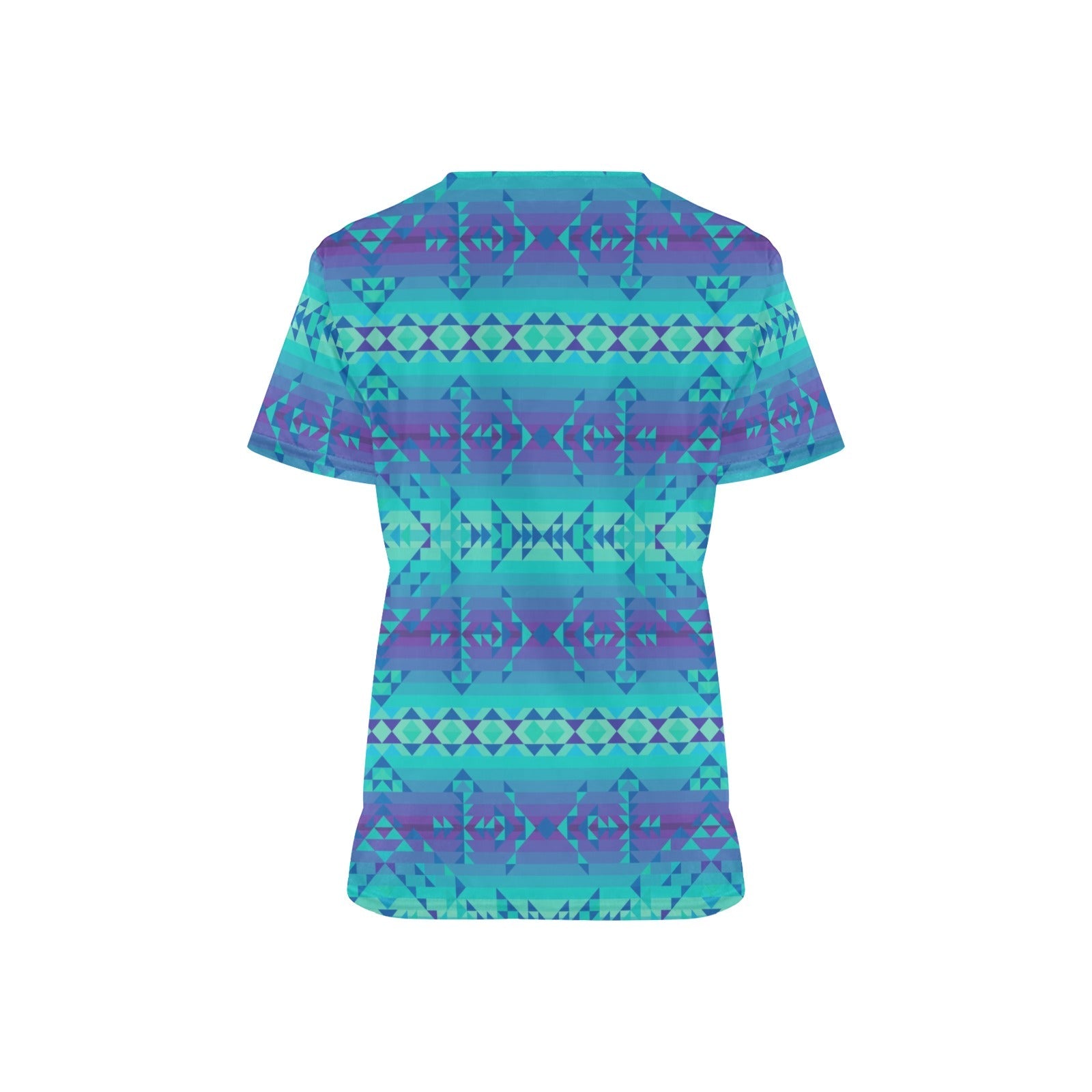 Borealis All Over Print Scrub Top Scrub Top e-joyer