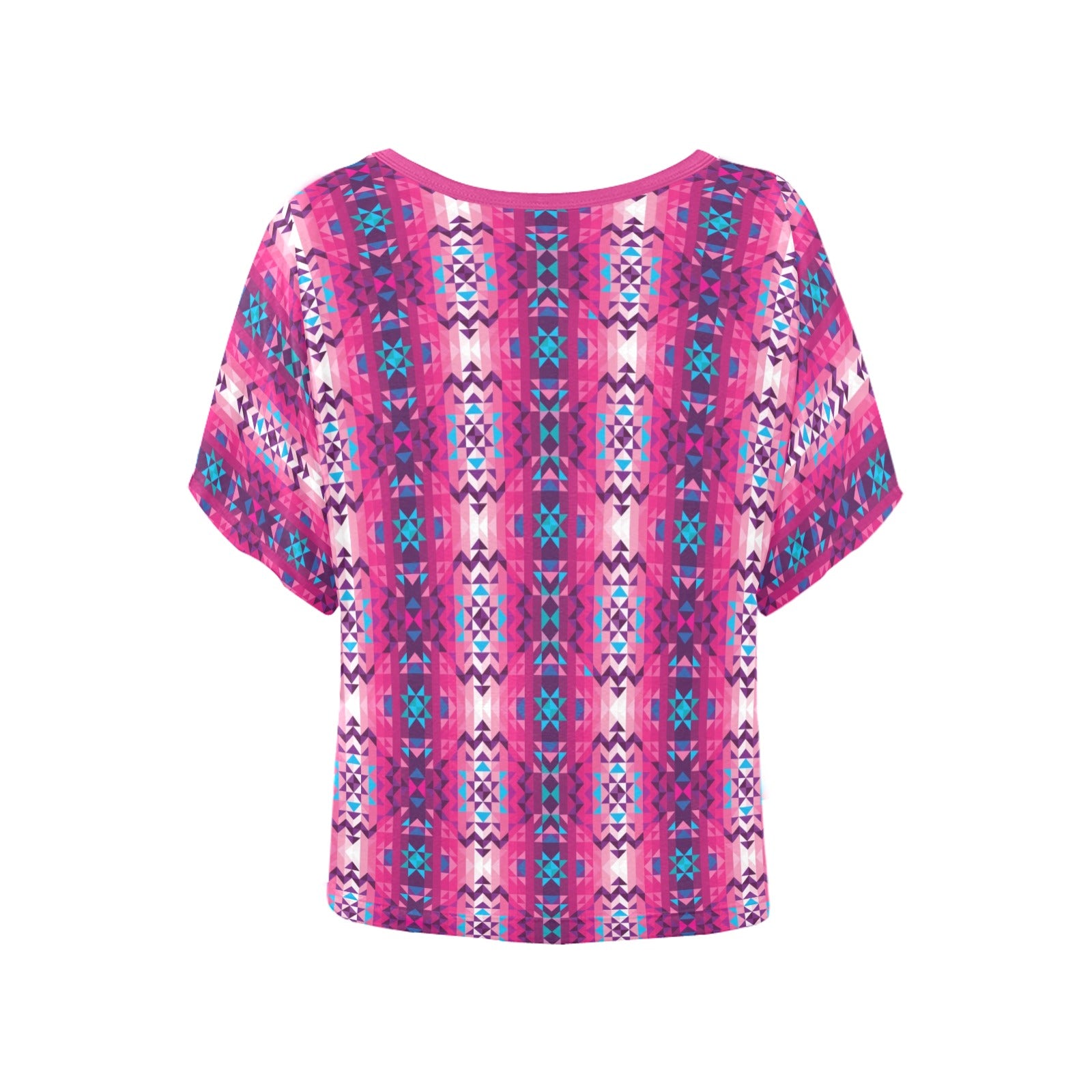 Bright Wave Women's Batwing-Sleeved Blouse T shirt (Model T44) Women's Batwing-Sleeved Blouse T shirt (T44) e-joyer