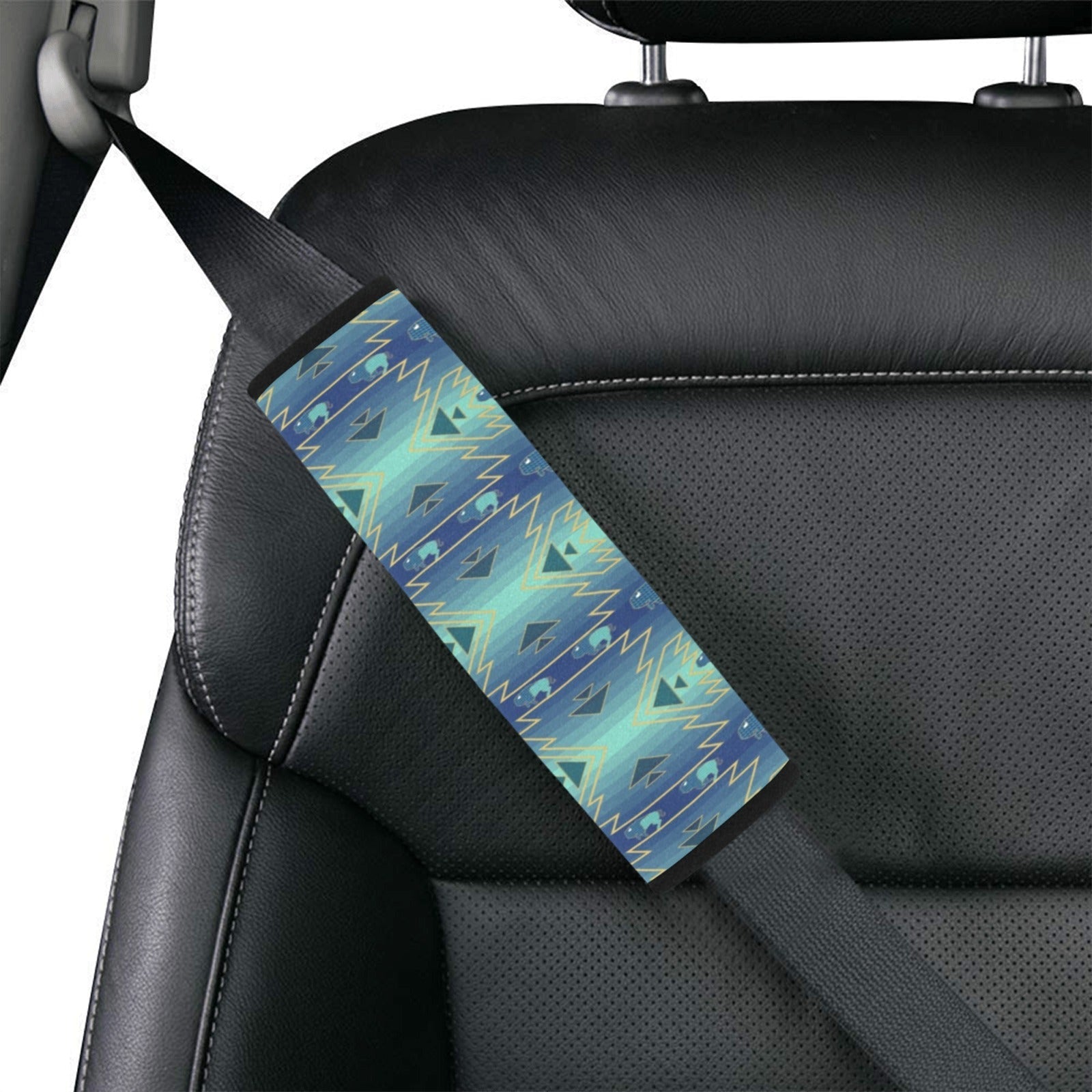 Buffalo Run Car Seat Belt Cover 7''x12.6'' (Pack of 2) Car Seat Belt Cover 7x12.6 (Pack of 2) e-joyer