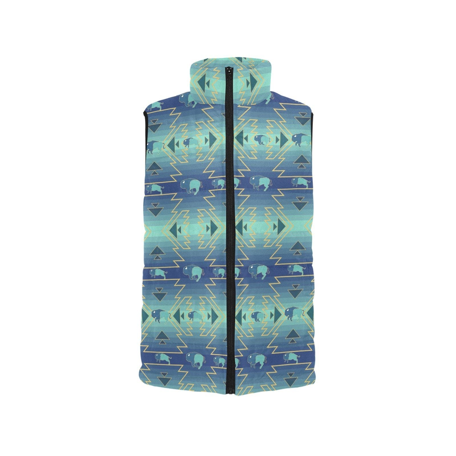 Buffalo Run Men's Padded Vest Jacket (Model H44) Men's Padded Vest Jacket (H44) e-joyer