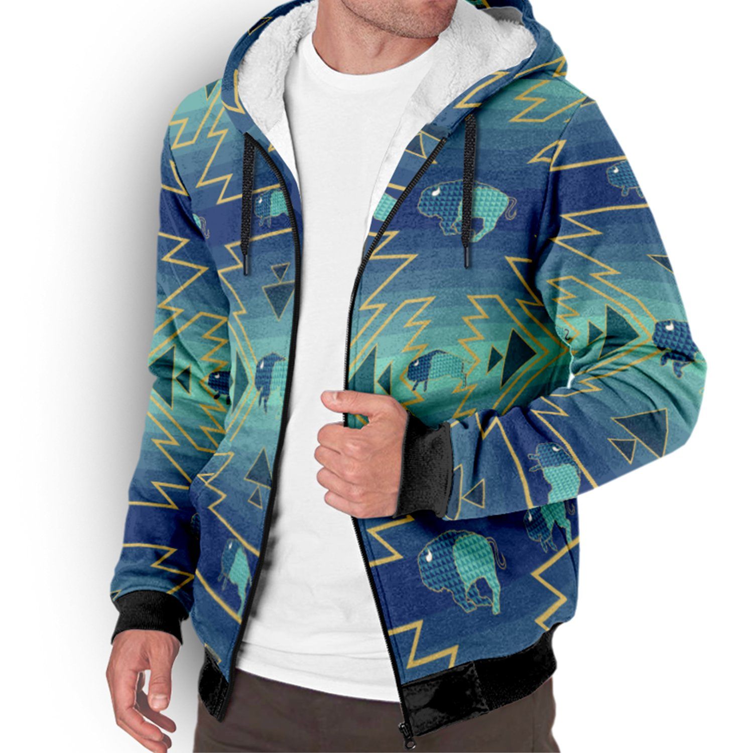 Buffalo Run Sherpa Hoodie hoodie Herman
