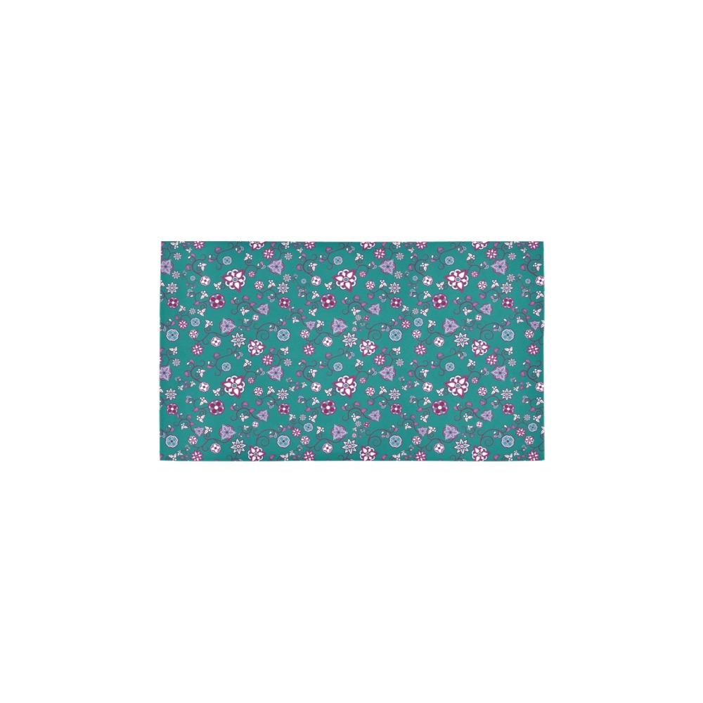 Burgundy Bloom Bath Rug 16''x 28'' Bath Rug 16''x 28'' e-joyer