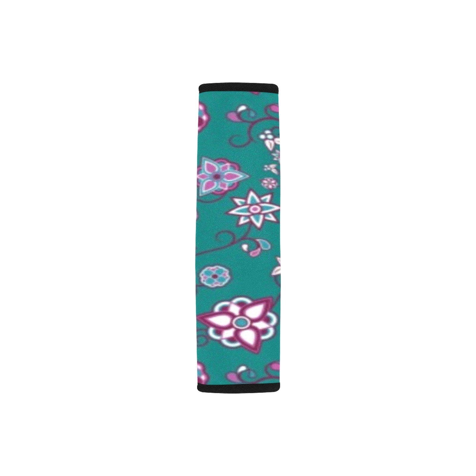 Burgundy Bloom Car Seat Belt Cover 7''x12.6'' (Pack of 2) Car Seat Belt Cover 7x12.6 (Pack of 2) e-joyer
