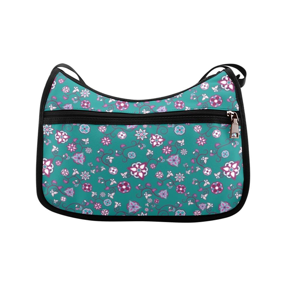 Burgundy Bloom Crossbody Bags (Model 1616) Crossbody Bags (1616) e-joyer