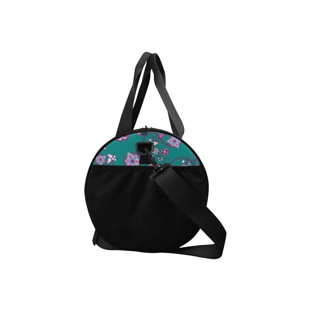Burgundy Bloom Duffle Bag (Model 1679) Duffle Bag (1679) e-joyer
