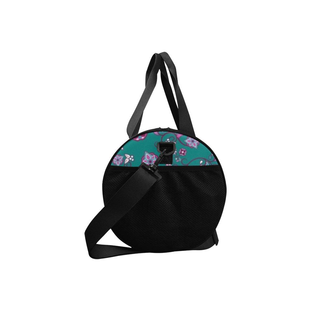 Burgundy Bloom Duffle Bag (Model 1679) Duffle Bag (1679) e-joyer