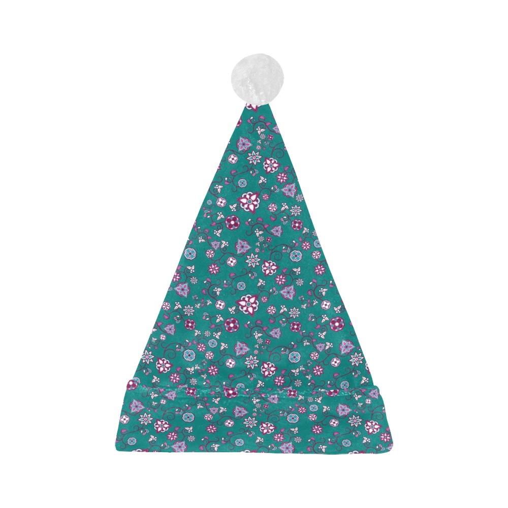 Burgundy Bloom Santa Hat Santa Hat e-joyer