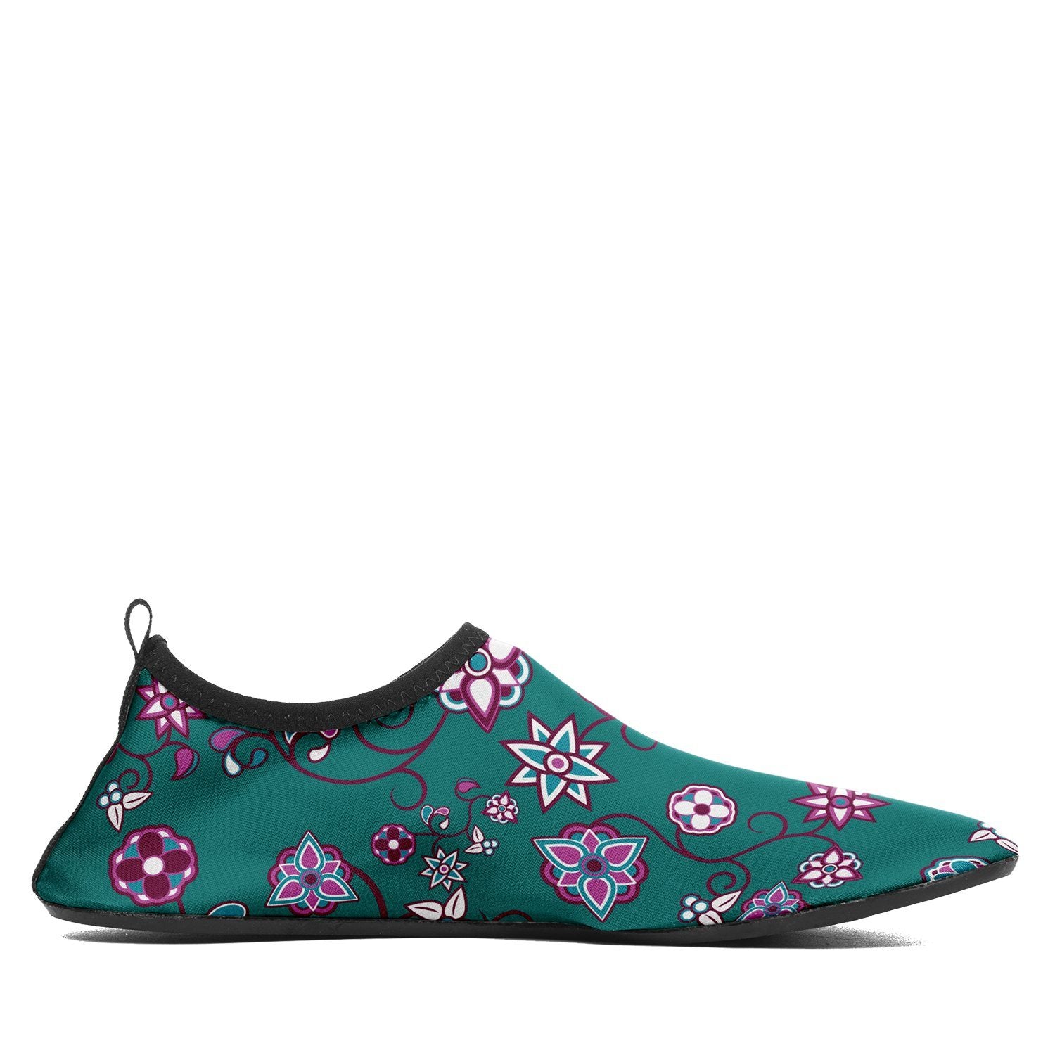 Burgundy Bloom Sockamoccs Slip On Shoes Herman