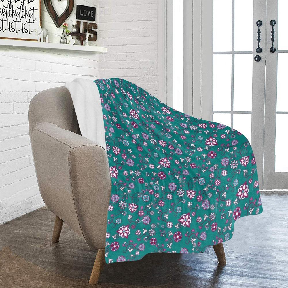 Burgundy Bloom Ultra-Soft Micro Fleece Blanket 40"x50" Ultra-Soft Blanket 40''x50'' e-joyer