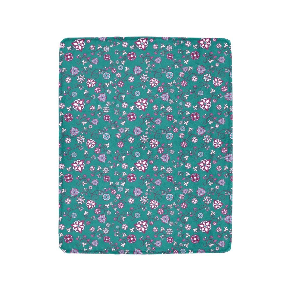 Burgundy Bloom Ultra-Soft Micro Fleece Blanket 40"x50" Ultra-Soft Blanket 40''x50'' e-joyer