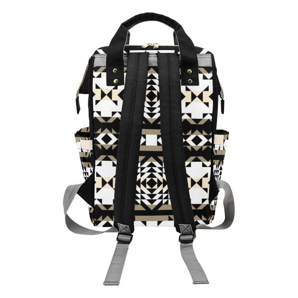 Black Rose Winter Canyon Multi-Function Diaper Backpack/Diaper Bag