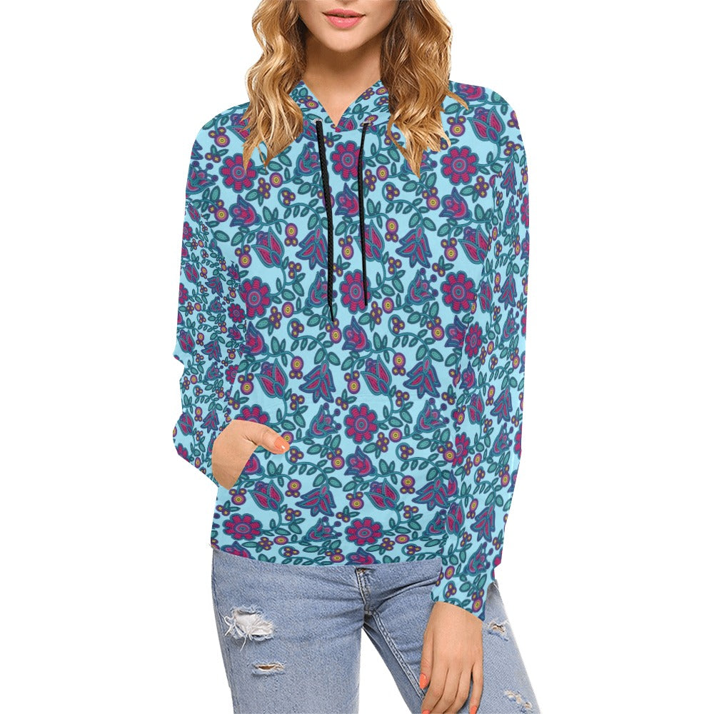 Beaded Nouveau Marine Hoodie for Women (USA Size)