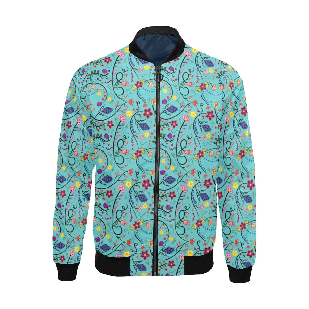 Fresh Fleur Sky Bomber Jacket for Men