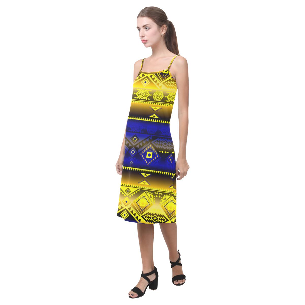 California Coast Afternoon Storm Alcestis Slip Dress (Model D05) Alcestis Slip Dress (D05) e-joyer