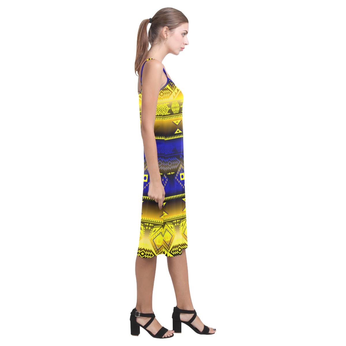 California Coast Afternoon Storm Alcestis Slip Dress (Model D05) Alcestis Slip Dress (D05) e-joyer