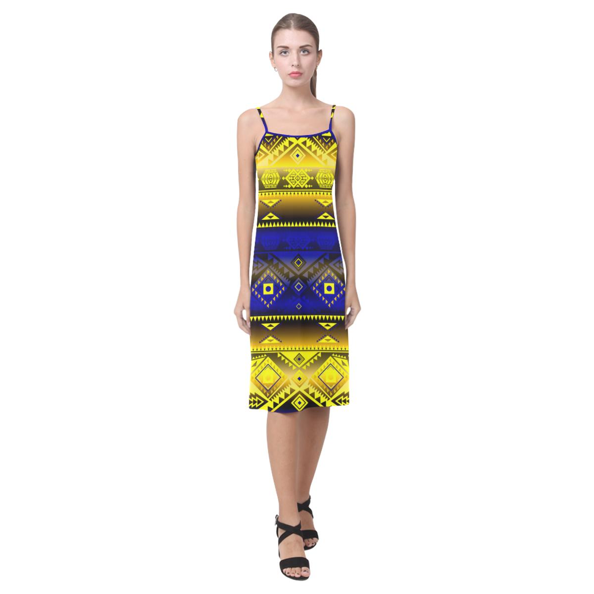California Coast Afternoon Storm Alcestis Slip Dress (Model D05) Alcestis Slip Dress (D05) e-joyer