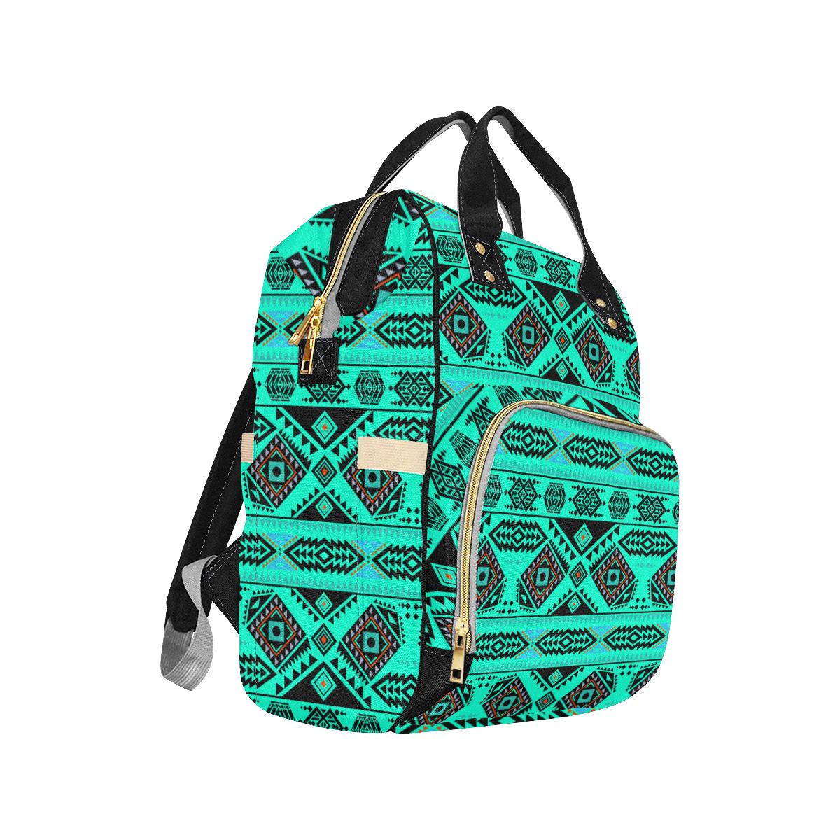 California Coast Big Seas Multi-Function Diaper Backpack (Model 1688) Diaper Backpack (1688) e-joyer