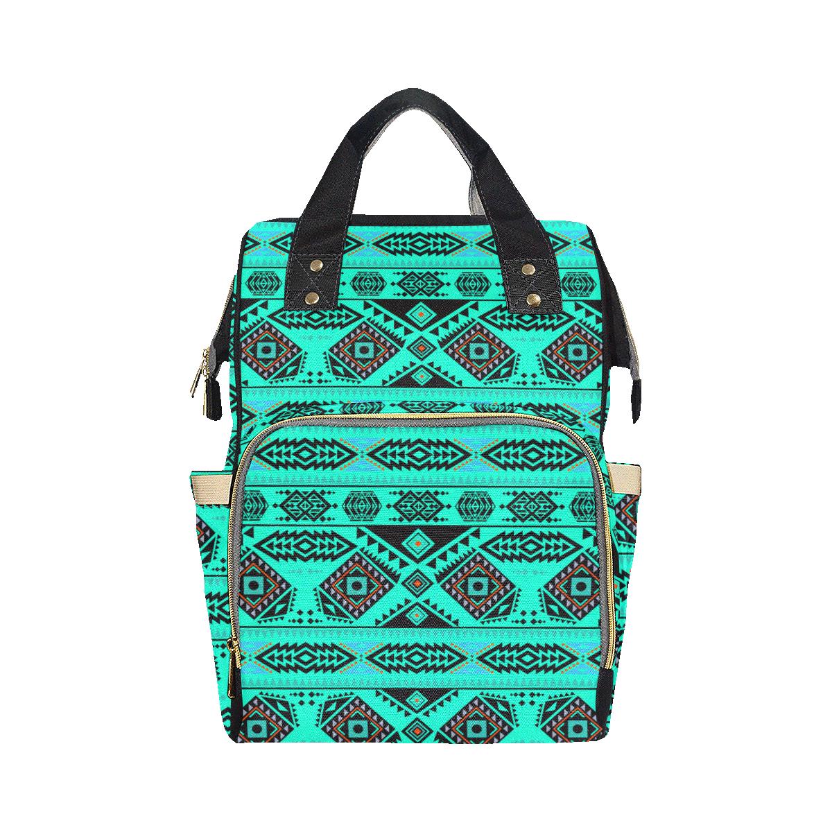 California Coast Big Seas Multi-Function Diaper Backpack (Model 1688) Diaper Backpack (1688) e-joyer