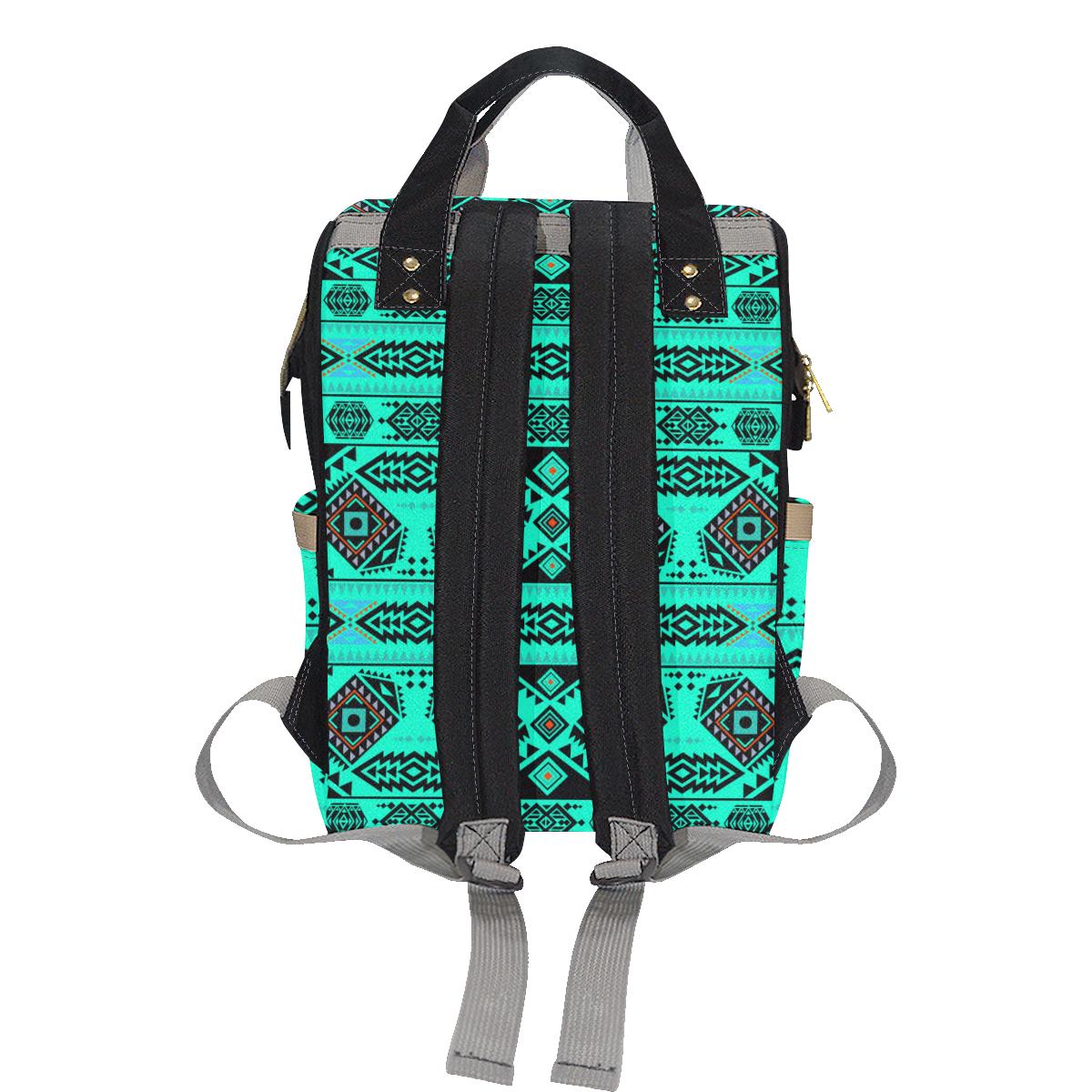California Coast Big Seas Multi-Function Diaper Backpack (Model 1688) Diaper Backpack (1688) e-joyer