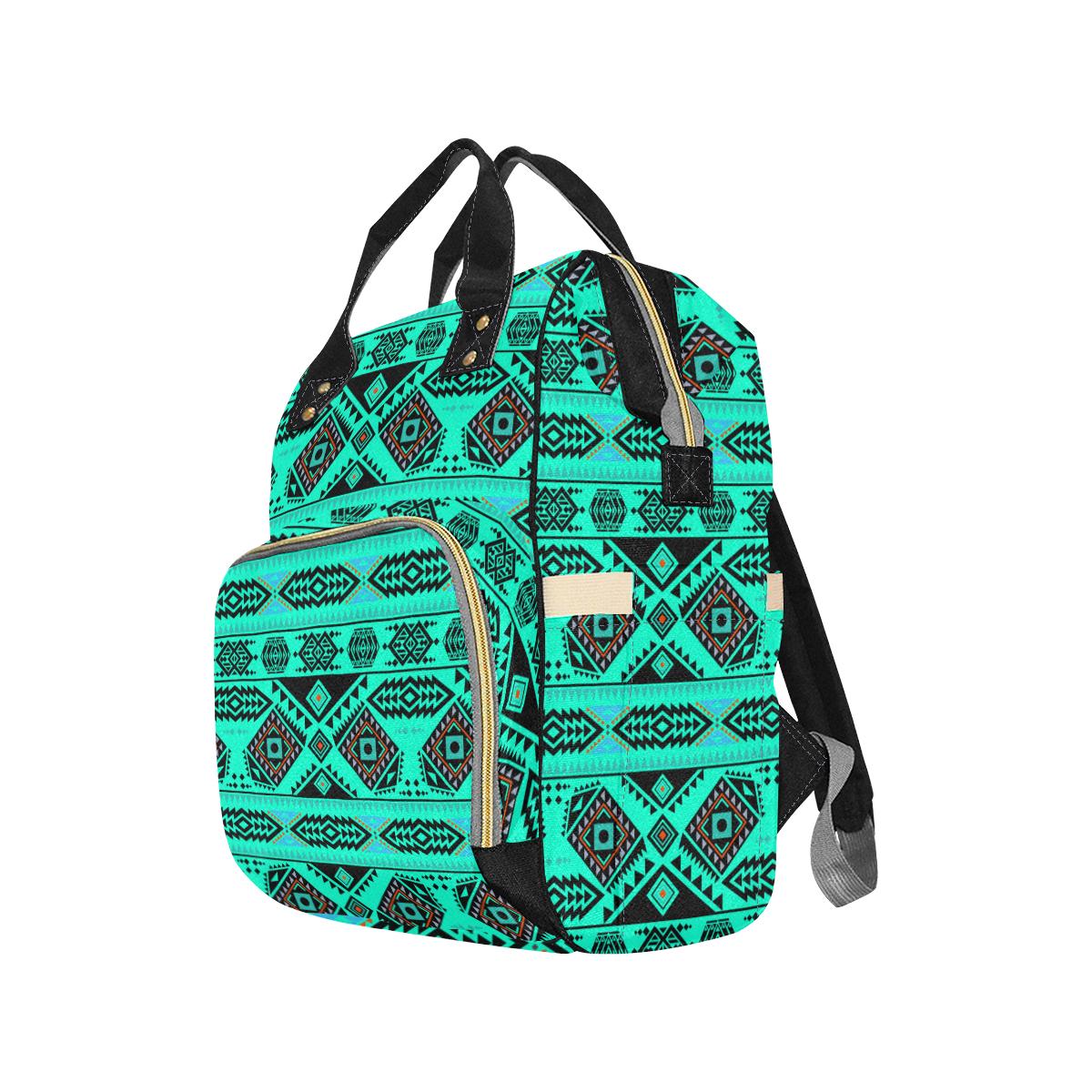 California Coast Big Seas Multi-Function Diaper Backpack (Model 1688) Diaper Backpack (1688) e-joyer