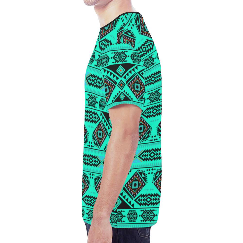 California Coast Big Seas New All Over Print T-shirt for Men/Large Size (Model T45) New All Over Print T-shirt for Men/Large (T45) e-joyer