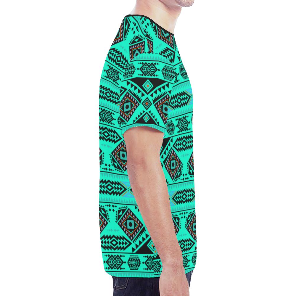 California Coast Big Seas New All Over Print T-shirt for Men/Large Size (Model T45) New All Over Print T-shirt for Men/Large (T45) e-joyer
