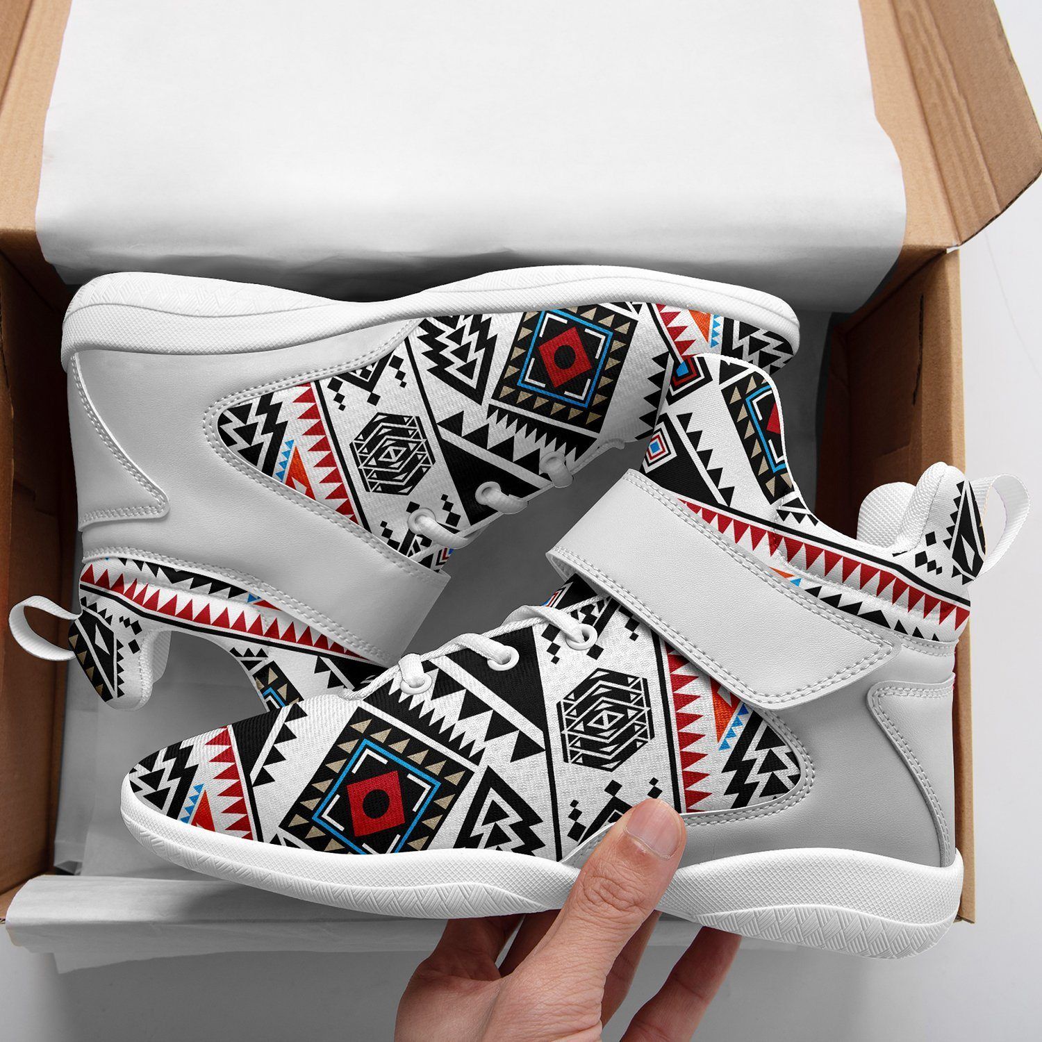 California Coast Ipottaa Basketball / Sport High Top Shoes - White Sole 49 Dzine