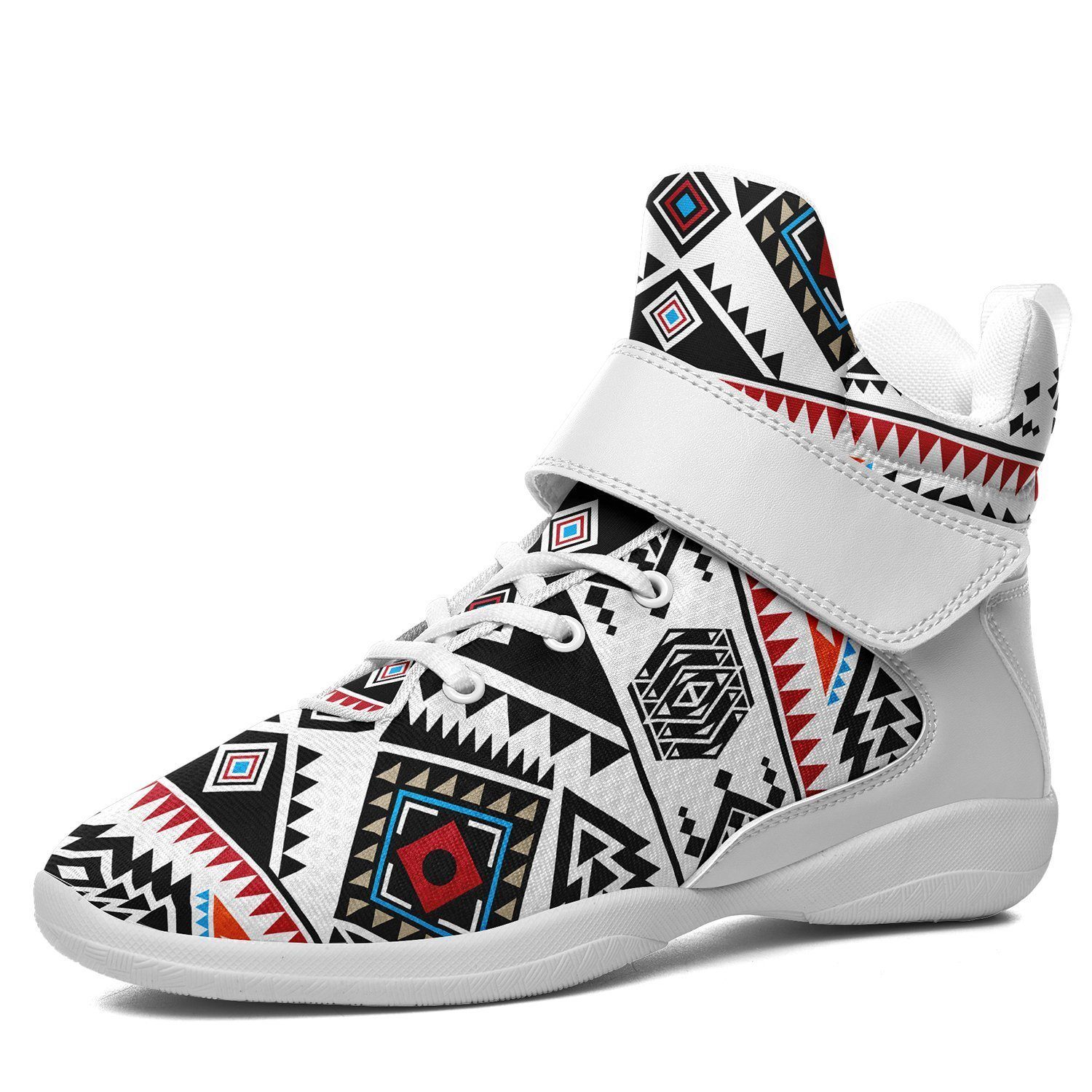 California Coast Ipottaa Basketball / Sport High Top Shoes - White Sole 49 Dzine US Men 7 / EUR 40 White Sole with White Strap