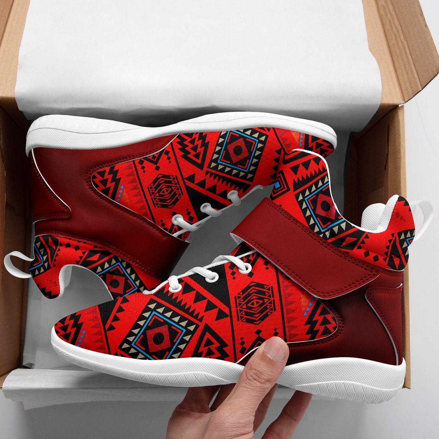California Coast Mask Kid's Ipottaa Basketball / Sport High Top Shoes 49 Dzine