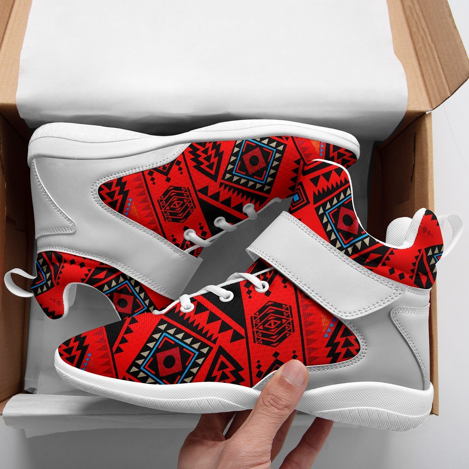 California Coast Mask Kid's Ipottaa Basketball / Sport High Top Shoes 49 Dzine
