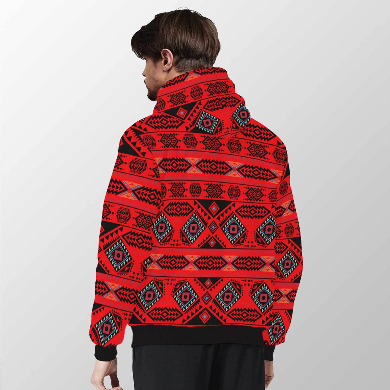 California Coast Mask Sherpa Hoodie 49 Dzine