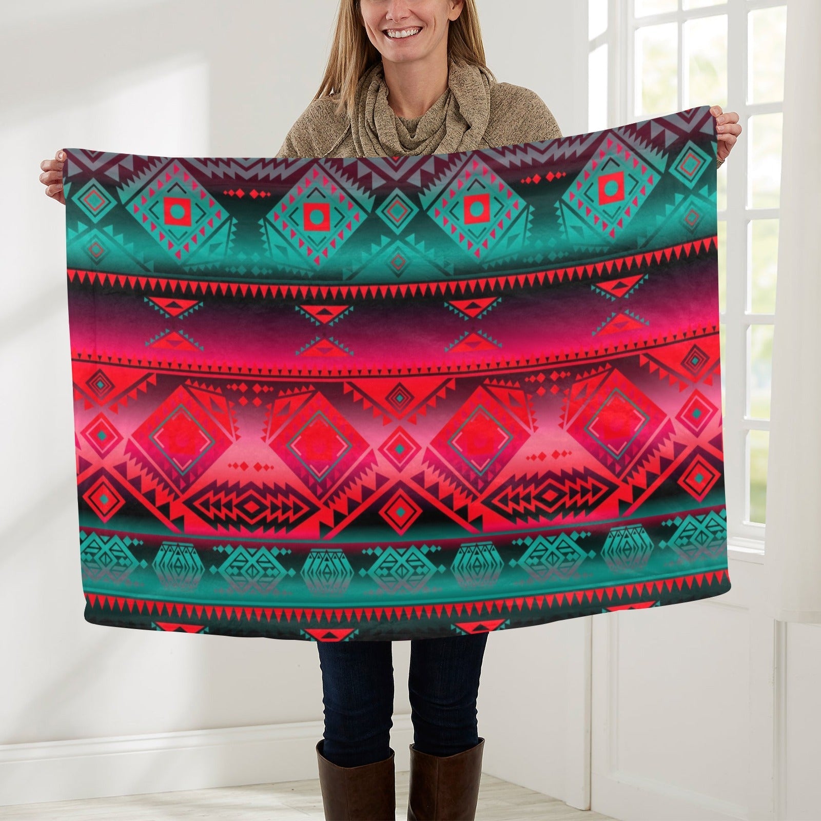 California Coast Summer Gather Baby Blanket 30"x40" Baby Blanket 30"x40" e-joyer